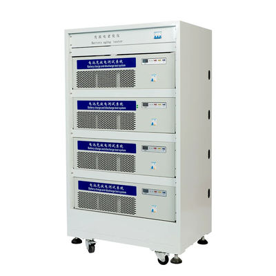 購入 100V 20A 40A リチウム電池パック 白い電池配置スペースと自己装備の電池ラックのための老化試験キャビネット オンライン製造